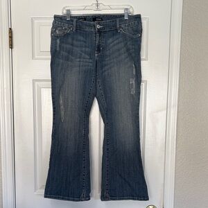 Ana Dark Blue Flare Jeans